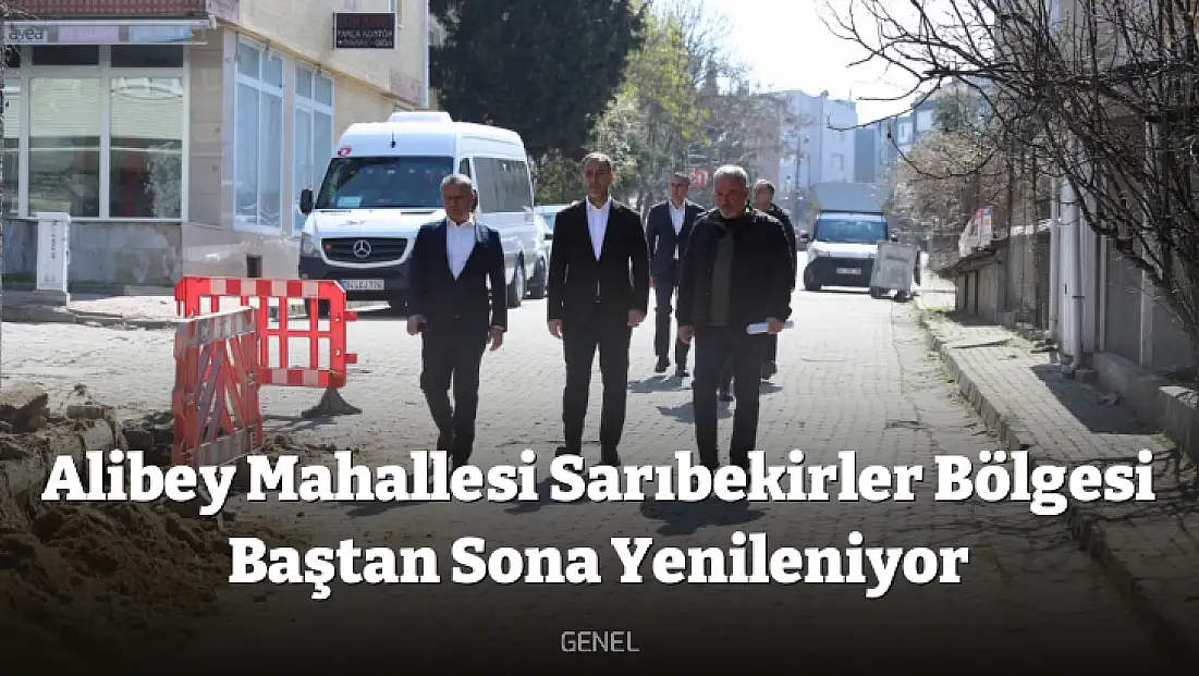 Alibey Mahallesi Sarıbekirler Bölgesi Baştan Sona Yenileniyor