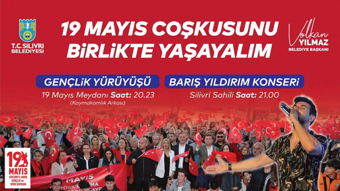 19 Mayıs gençlik yürüyüşü ve konser programına davetlisiniz