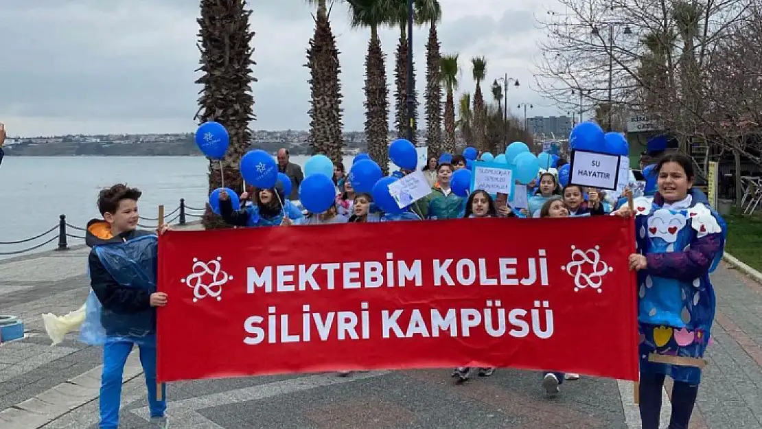 Mektebim koleji öğrencileri su kaynakları riskine dikkat çekti