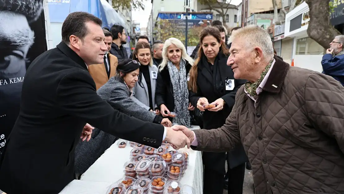 Başkan Balcıoğlu, Atatürk'ün Vefatının 86. Yıl Dönümü İçin Lokma Dağıttı