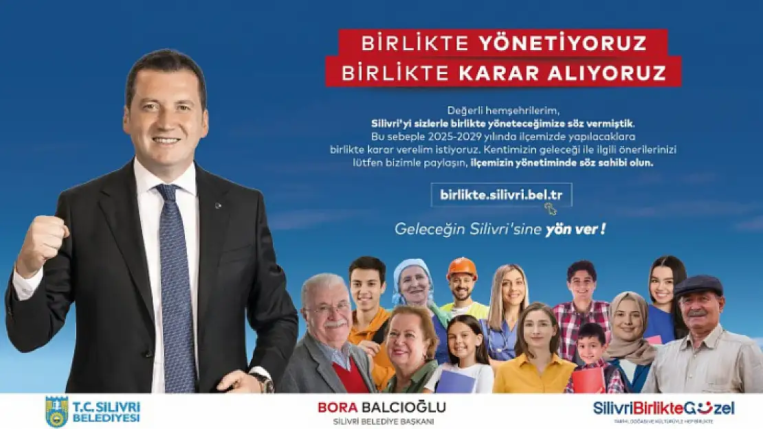 Başkan Balcıoğlu, Silivri'nin geleceği için halkın görüşlerine başvuruyor