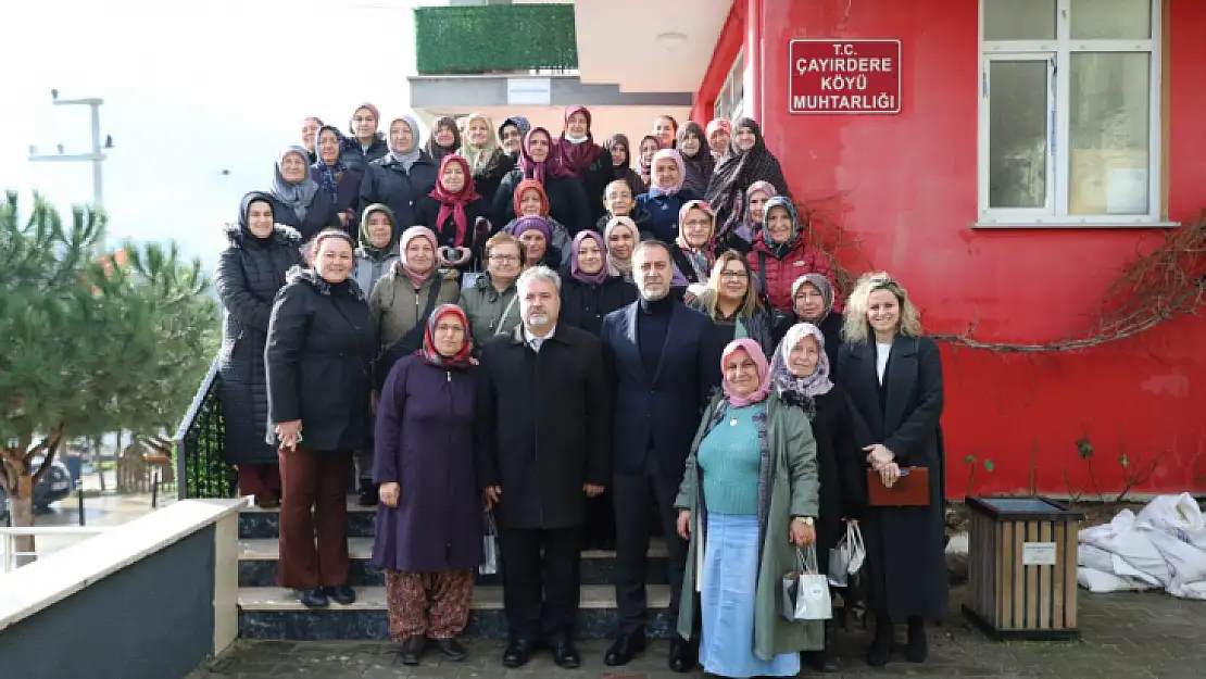 Başkan Yılmaz Çayırdereli kadınlarla buluştu