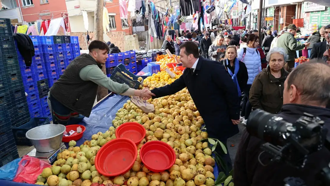 Bora Balcıoğlu, Pazarcı esnafından destek istedi