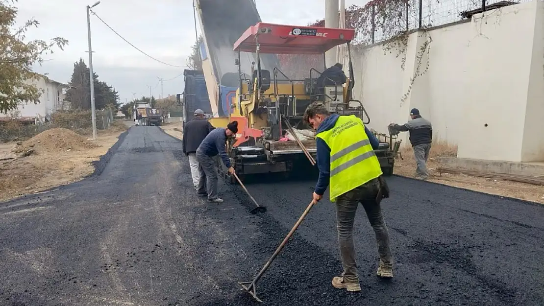 Çoban Sokak'taki Asfalt Serim Çalışmaları Tamamlandı