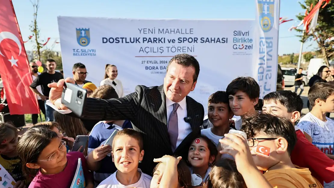 Dostluk Parkı ve Spor Sahası Silivri'de hizmete açıldı