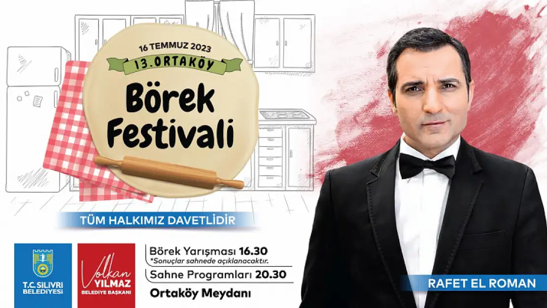 Ortaköy börek festivali 16 temmuz'da