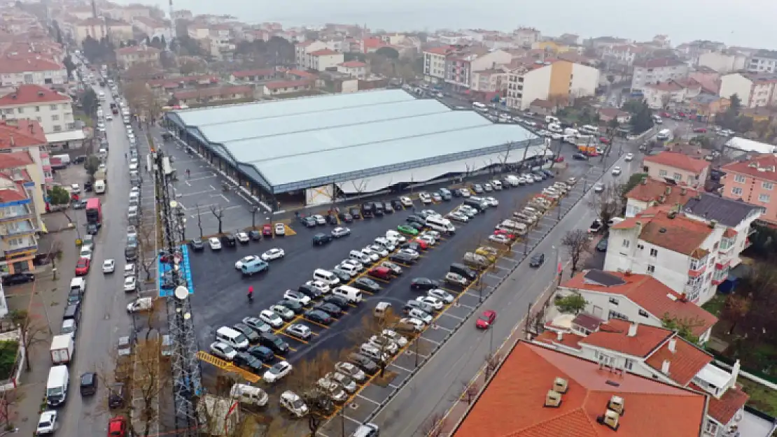 Selimpaşa çevre dostu kapalı pazar yerine kavuşuyor