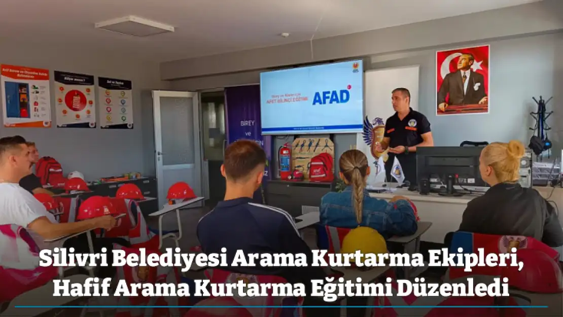 Silivri Belediyesi Arama Kurtarma Ekipleri, Hafif Arama Kurtarma Eğitimi Düzenledi