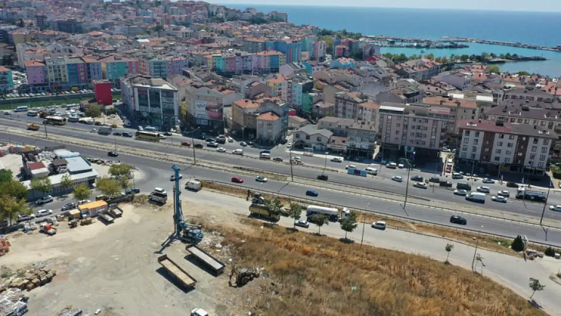 Silivri Eski Sanayi Bölgesinde Üst Geçit Yapım Çalışmaları Başladı