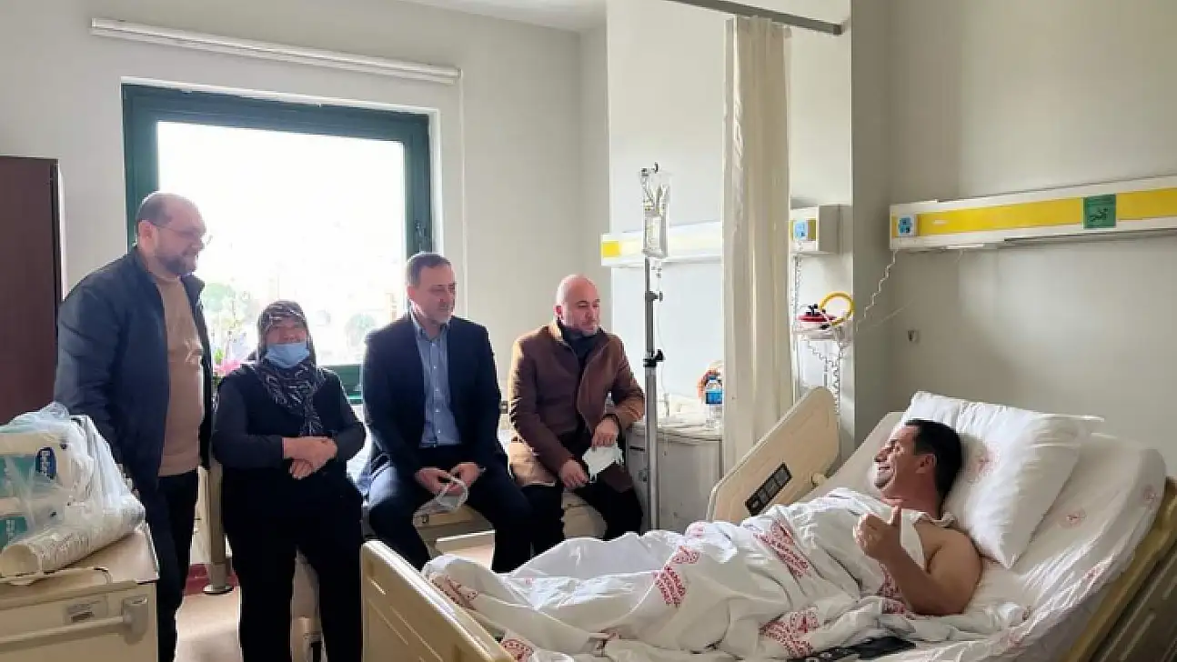 Başkan Yılmaz tedavi gören hastaları ziyaret etti