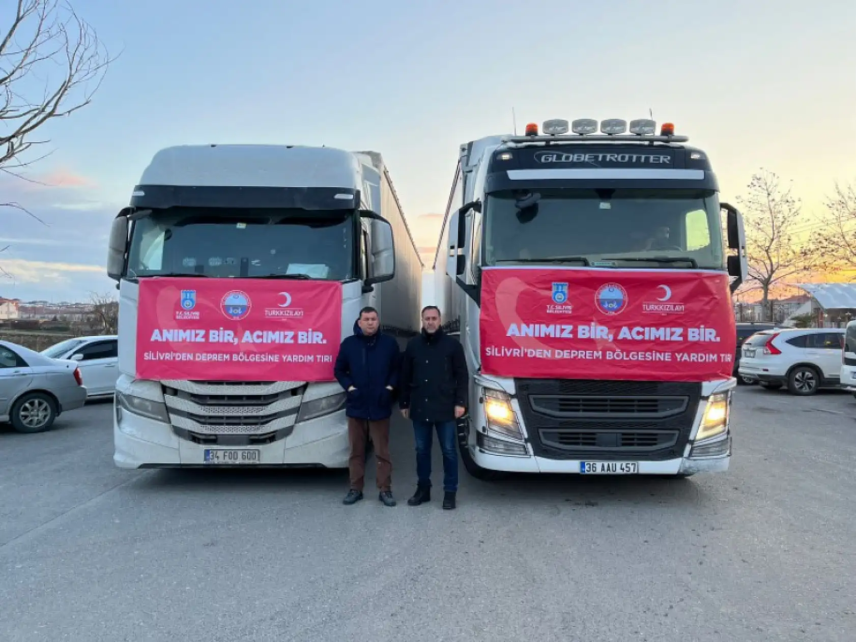 Silivri'den Deprem Bölgesine 15 Tır Yardım Malzemesi