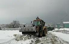 Silivri Belediyesinden Yoğun Kar Mesaisi