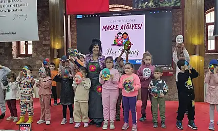Silivri Belediyesi Kültür ve Sosyal İşler Müdürlüğü Maske Atölyesi Etkinliği Düzenledi