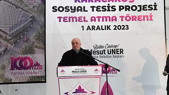 Karacaköy Sosyal Tesisleri temel atma töreni dualarla gerçekleşti