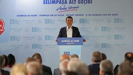 İmamoğlu: Hiç kimseyi ayrıştırmadan, herkese eşit hizmet getiriyoruz
