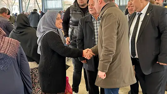 Balcıoğlu, Değirmenköy pazarında vatandaşlarla buluştu