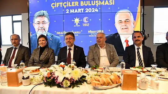 Başkan Mesut Üner Çatalca'da yine Bakan karşıladı