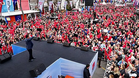 İmamoğlu, Silivri'de miting yaptı