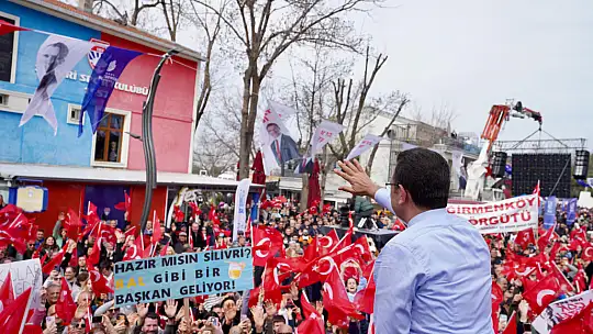 İmamoğlu, Silivri'de miting yaptı