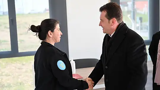 Balcıoğlu, Engelsiz Yaşam ve Eğitim Merkezini ziyaret etti