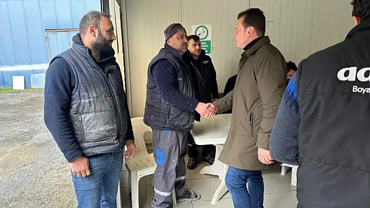 Bora Balcıoğlu ve Ekibi, Adolin Boya Fabrikası işçileriyle öğle yemeğinde bir araya geldi