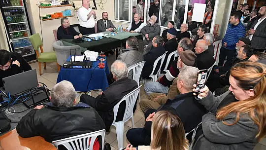 Mesut Üner'e mahalle mitinglerinde yoğun ilgi