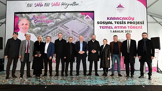 Karacaköy Sosyal Tesisleri temel atma töreni dualarla gerçekleşti