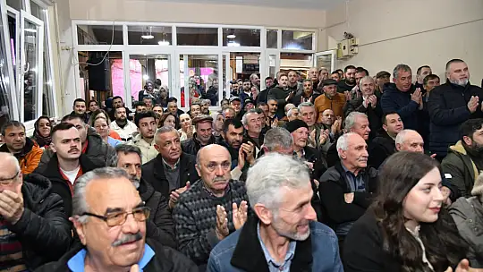 Mesut Üner'e mahalle mitinglerinde yoğun ilgi