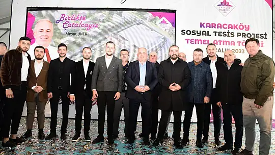 Karacaköy Sosyal Tesisleri temel atma töreni dualarla gerçekleşti