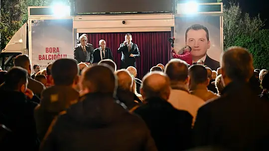 Sayalar mitinginde Balcıoğlu'ndan sıcak mesajlar