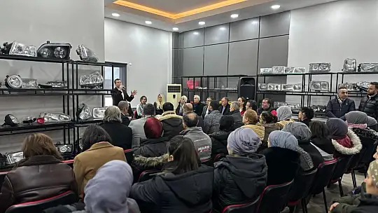 Bora Balcıoğlu, Ayfar Otomotiv işçileriyle buluştu