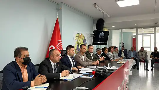 CHP Silivri basın mensuplarıyla bir araya geldi