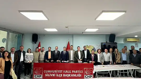 CHP Silivri basın mensuplarıyla bir araya geldi