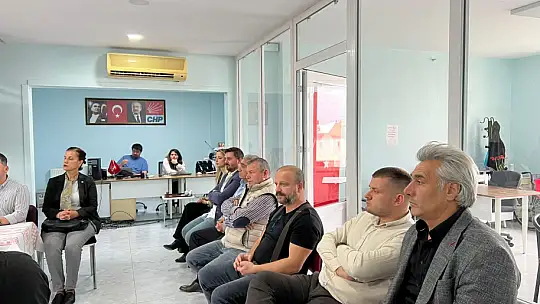 CHP Silivri basın mensuplarıyla bir araya geldi