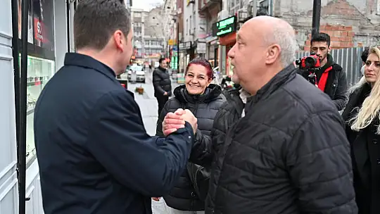 Bora Balcıoğlu, Silivri merkezde esnaf ve vatandaşlarla buluştu