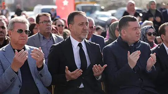 Büyükçavuşlu'ya açılış yağmuru