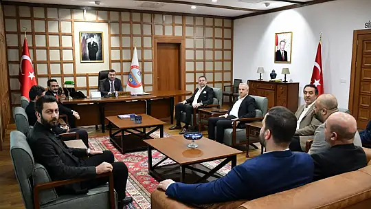 Yıldız ve Yönetiminden  Kaymakam Toğan'a ziyaret