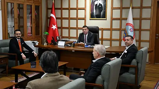 Yıldız ve Yönetiminden  Kaymakam Toğan'a ziyaret