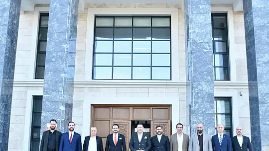 Yıldız ve Yönetiminden  Kaymakam Toğan'a ziyaret