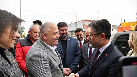 Başkan Mesut Üner Çatalca'da yine Bakan karşıladı
