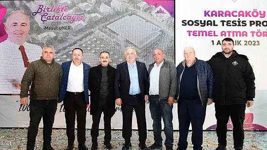Karacaköy Sosyal Tesisleri temel atma töreni dualarla gerçekleşti