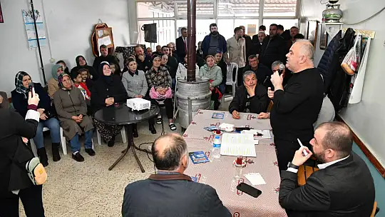 Mesut Üner'e mahalle mitinglerinde yoğun ilgi