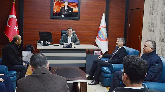 Ömer Hakverdi Kaymakam Toğan'ı ziyaret etti