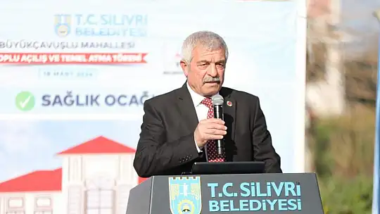 Büyükçavuşlu'ya açılış yağmuru