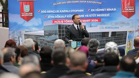 Volkan Yılmaz dev bir projeyi daha Silivrililerin hizmetine sundu