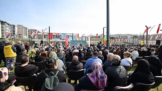 Silivri'de Milletin Bahçesi milletle birlikte hizmete açıldı