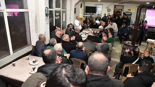 Mesut Üner'e mahalle mitinglerinde yoğun ilgi