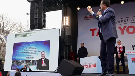 İmamoğlu, Silivri'de miting yaptı