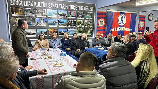 Bora Balcıoğlu ve ekibi, Silivri Öz Zonguldaklılar Derneği'ni ziyaret etti