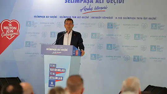 İmamoğlu: Hiç kimseyi ayrıştırmadan, herkese eşit hizmet getiriyoruz